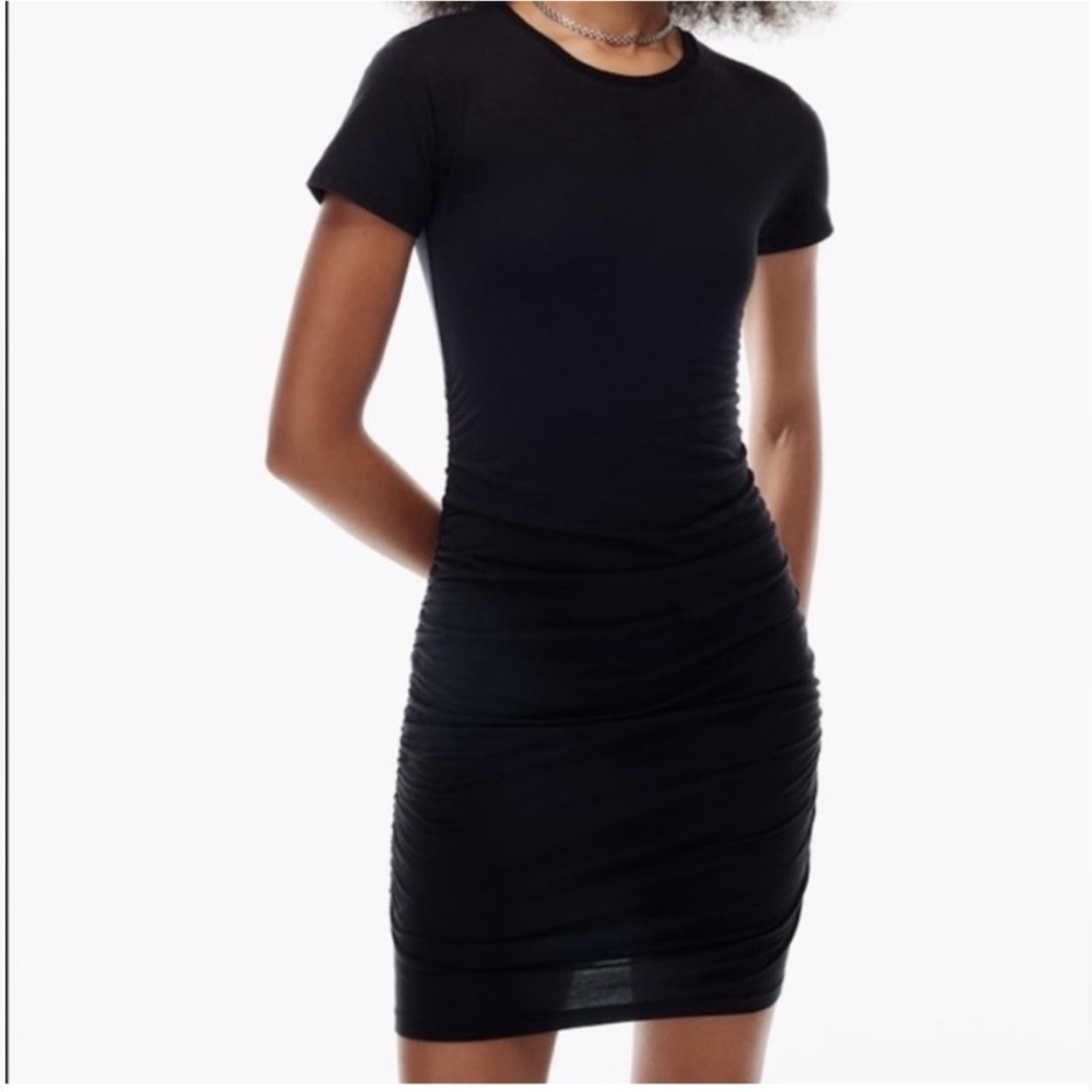 NWOT Aritzia Babaton Contour Ruche Dress - S